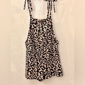SHEIN Tan Leopard Print Dress